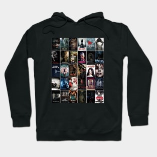 Horror Movie Wall Collage Hoodie